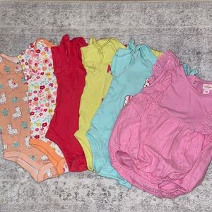 Baby girl bodysuit bundle